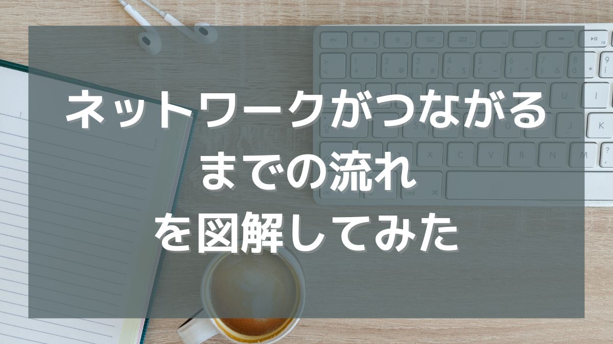 ネットワークがつながるまでの流れを図解してみた